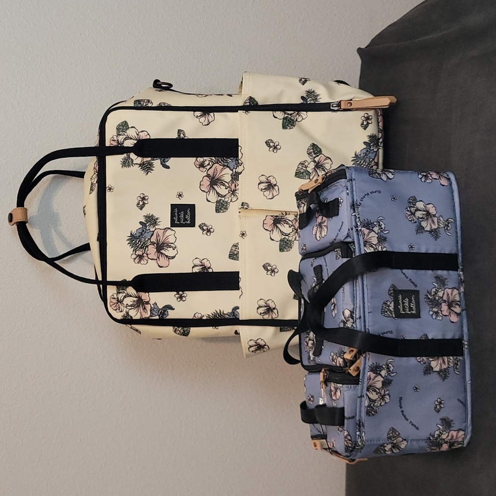 Petunia Pickle Bottom Disney Stitch Diaper Bag and Inter-mix Kit